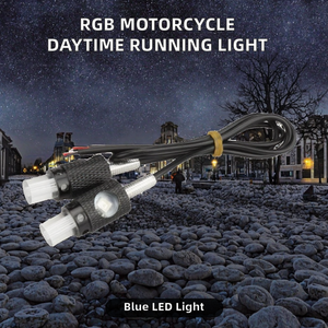 Luz de Señalización para Motocicleta RGB Eagle Eye, Luz de Circulación Diurna con Ojo de Ángel, Luces Antiniebla y de Conducción, Faros Delanteros - Product Image 2