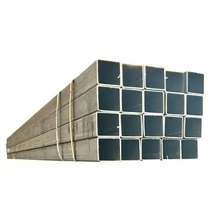 رائج البيع GB Q345B أنبوب فولاذ كربون فولاذ هيكل تشكيل بارد أنبوب مربع مجوف أسود