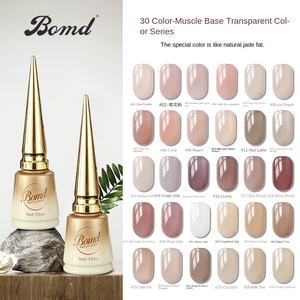 Nouvelle couleur 2025, base de gel transparente nude effet bonbon, 15 ml, vernis à ongles, lampe LED, flacon dédié aux salons de manucure - Product Image 1