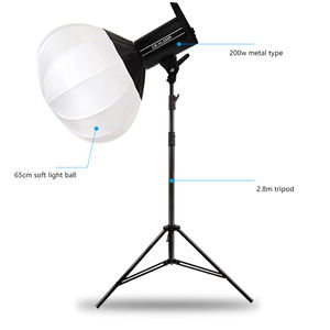2024 di vendita calda fotografia professionale 24000lm 200W ha condotto la macchina fotografica continuo Cob luce impostata per il <span class=keywords><strong>Video</strong></span> - Product Image 1