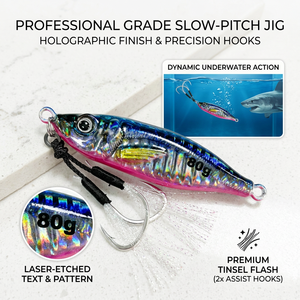 Leurre de pêche métallique <span class=keywords><strong>Little</strong></span> <span class=keywords><strong>Jack</strong></span> à effet lumineux 60G 80G, leurre de jigging imprimé en 3D pour lancer lent en bord de mer avec hameçons - Product Image 1
