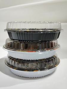 Boîte à sushi empilable certifiée FDA, couvercle rond anti-buée avec motif d'érable d'automne pour les plats à emporter - Product Image 4