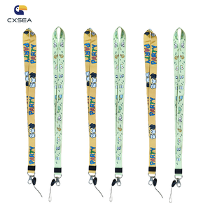 Wholesale High Quality Promotional Custom Logo Design Polyester Key Chain Neck Strap Lanyard