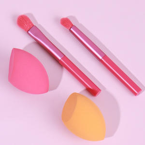 Ensemble de pinceaux et éponges de maquillage, pinceau à paupières, pinceau à poudre, outils de beauté, ensemble d'éponges de maquillage portables pour les voyages - Product Image 3