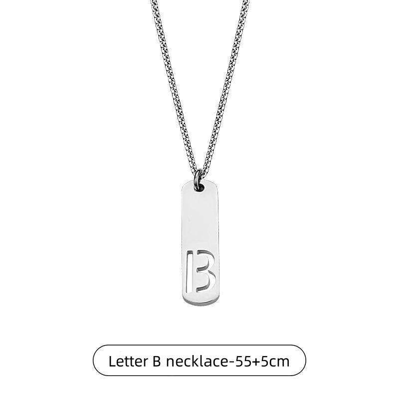 Letter B necklace-55+5cm