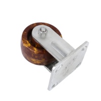 Vente d'usine HM2402 – Roulettes pivotantes à 360 degrés en acier SUS304 marron pour fours à haute température, idéales pour entrepôts et cuisines