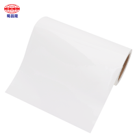 Rouleau de 26,5 cm x 30 m de film PET blanc laiteux personnalisé pour étiquettes de sécurité anti-contrefaçon pour boîtes et équipements