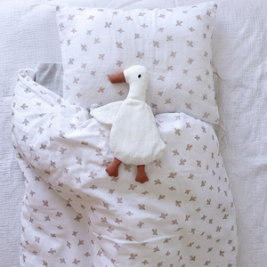 Ensemble de literie en tissu mousseline respirant imprimé à 2 couches 100% coton pour enfants - Product Image 1
