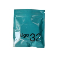 Sac d'aligneurs à usage clinique d'impression personnalisée emballage dentaire transparent fermeture à glissière thermoscellage sacs en mylar propre pour aligneurs