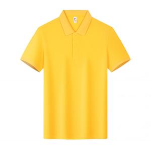 Chemises polo en coton pur 210 g/m² pour hommes, logo personnalisé, haute qualité, manches courtes, coupe ajustée, chemises polo de golf pour hommes FLuxury - Product Image 4