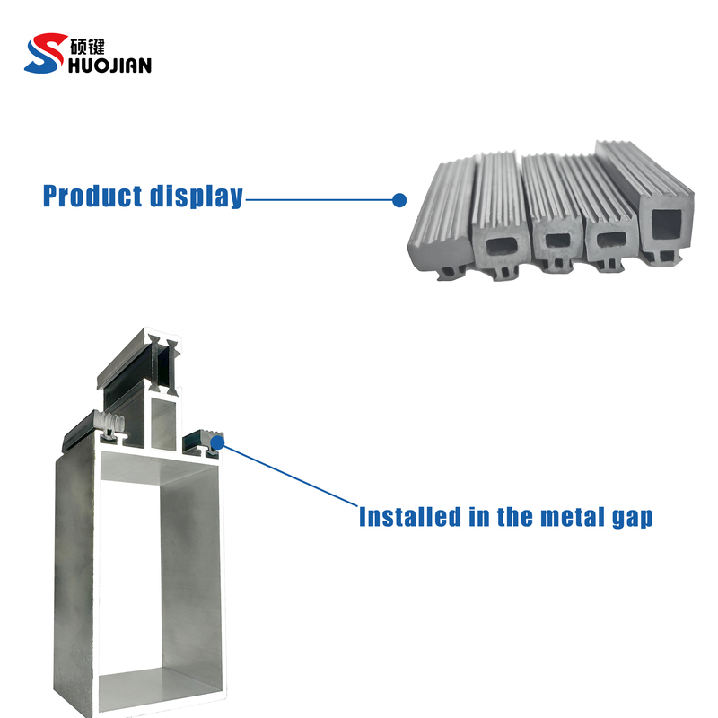 Weatherproof Epdm Rubber Strip for Aluminum