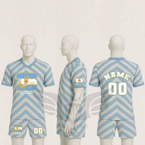 Conjunto de Camiseta y Pantalones Cortos de Fútbol Retro de Argentina 2026 para Hombre, Personalizable, Transpirable, con Cuello en V - Product Image 4