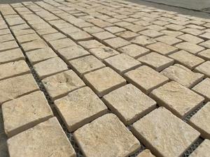 Carrelage en <span class=keywords><strong>Pierre</strong></span> Naturelle Calcaire Moderne Fendu Luxe Durable Intérieur Extérieur Décoration Murale et de Sol <span class=keywords><strong>Construction</strong></span> Bâtiment - Product Image 3