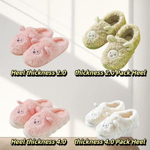 Tốt Nhất Sản Phẩm Bán Chạy 2025 Mùa Đông Gói Gót Chân Cừu Mờ Dép Đi Trong Nhà Bán Buôn Thoáng Khí Ấm Áp Mềm Mại Nhà Sang Trọng Dép Đi Trong Nhà Cho Phụ Nữ - Product Image 2