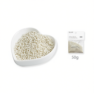 Perline Ilan Abalorios da 2 mm, 50 g, per la creazione di gioielli - Product Image 2