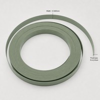 Bande de chantournage PVC couleur unie effet bois 1mm*22mm pour panneaux, contreplaqué, MDF et panneaux de particules