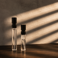 Flacon de parfum vide en verre noir avec capuchon pulvérisateur fin, atomiseur de voyage rechargeable, emballage cosmétique en gros