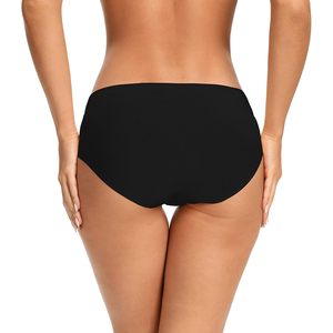 Ropa Interior Femenina sin Costuras, Corte Hipster, Transpirable, de Algodón y Elastano, Paquete de 5, Cobertura Completa, Cómodas y Invisibles - Product Image 4