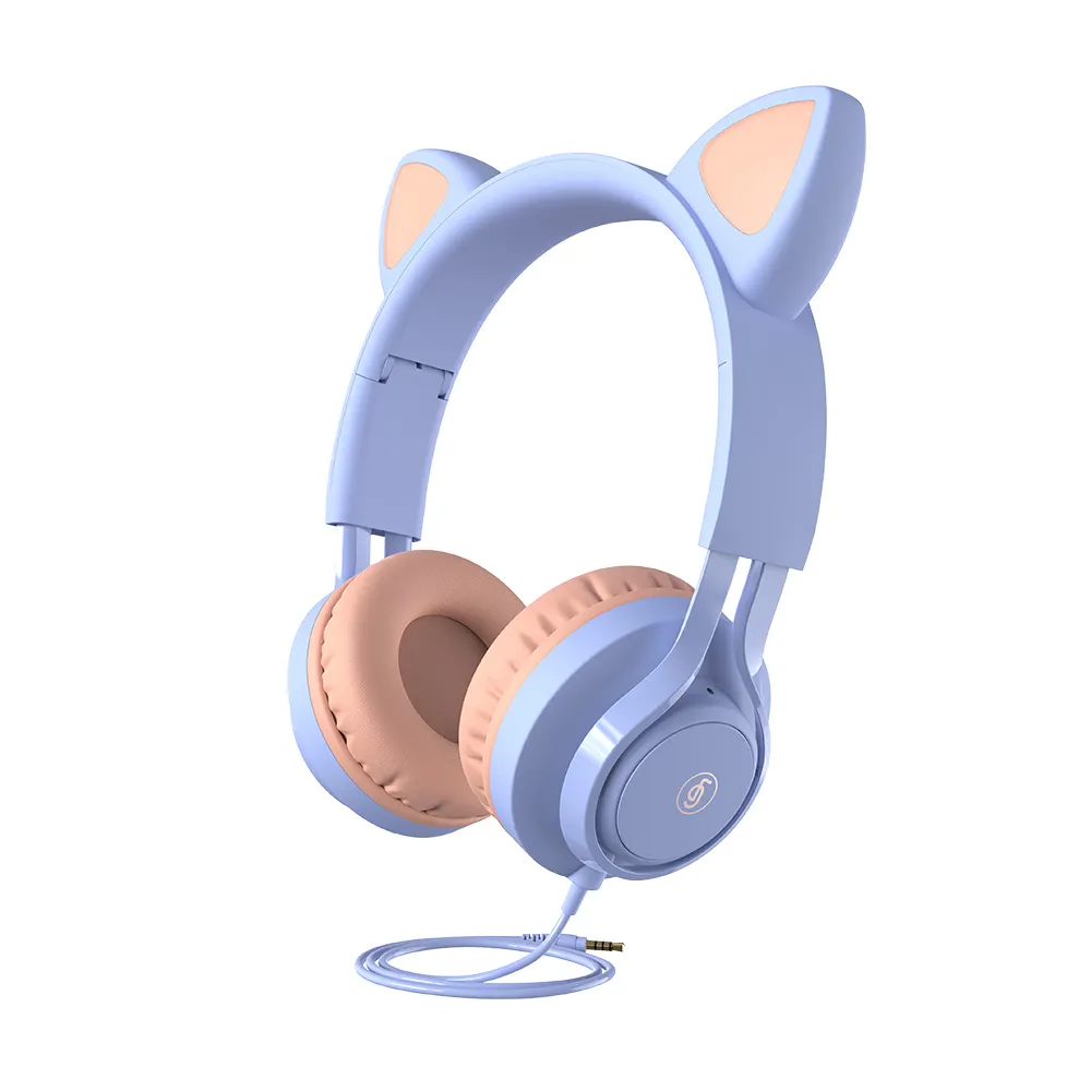 Kids Electronics Free Samples Lightweight Girls Boys cute headphones for child