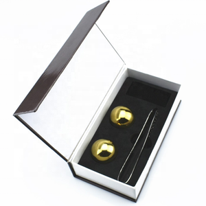 Pierres de whisky couleur or glaçons en métal verre cristal roches de whisky réutilisables boissons pierres de refroidissement de golf pour boisson <span class=keywords><strong>Bourbon</strong></span> - Product Image 2