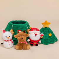 Jouets en peluche de Noël très demandés : Poupées rennes mignonnes personnalisées pour arbres de Noël – Cadeaux de Noël