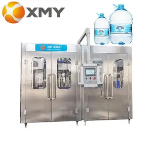Tecnología de Alemania, buen precio, línea de producción de máquina de llenado de agua líquida completamente automática de 5L
