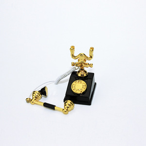 Modèle de téléphone miniature 1:12, accessoires pour maison de poupée, mini téléphone rétro - Product Image 3