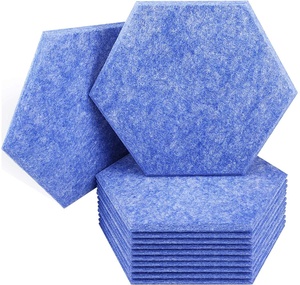 Panel Acústico de Poliéster Absorbente de Sonido para Decoración de Estudios de Teatro, Panel Hexagonal de Fieltro para Tablero de Anuncios, para Uso en Hoteles, Diseño Gráfico, Modelo 3D - Product Image 6