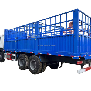 รถบรรทุกหนักมือสอง Sinotruk Howo 6x4/8X4 375 แรงม้า 20 ตัน พวงมาลัยซ้าย/ขวา  แบบรั้วสูง  ถังบรรทุกสินค้า ยูโร <span class=keywords><strong>2</strong></span> เครื่องยนต์ Weichai สำหรับขนส่งโลจิสติกส์ - Product Image 1