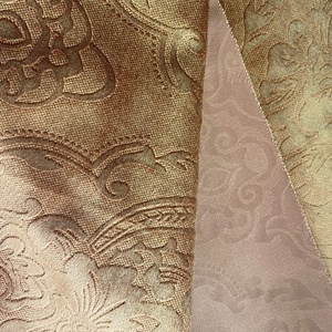 Ý Nhung Nhà Dệt Vải 100% Polyester Plum Blossom In Thông Minh Đen Ra Rèm Vải - Product Image 2