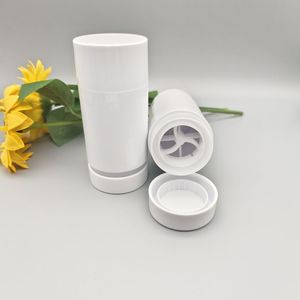Envase de Plástico Blanco Recto para Desodorante Corporal, con Sistema Giratorio, para Pasta Limpiadora Sólida, Barra de Lodo y Productos Cosméticos en Barra - Product Image 4