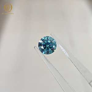 Diamantes de Color Azul al por Mayor, Corte Redondo, Claridad VVS VS, HPHT CVD, Diamantes Cultivados en Laboratorio de Color Azul Intenso Vívido - Product Image 2