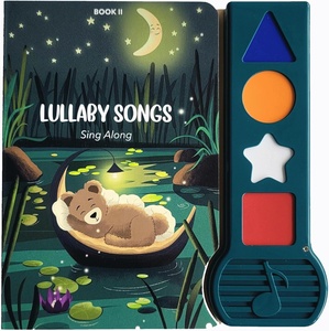Livre sonore interactif pour les tout-petits avec <span class=keywords><strong>chansons</strong></span> berceuses, <span class=keywords><strong>comptines</strong></span>, jouet Montessori - Product Image 3