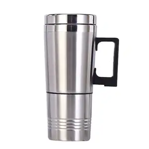 Portable Stainless Steel Car Heating Mug For Children Milk Powder On The Travel USB Supply Bottle