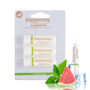 Fabbrica OEM Private Label portatile bastone nasale con olio essenziale di menta piperita naturale aromaterapia inalatore per la respirazione facile - Product Image 1