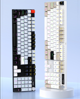Kit clavier et souris mécanique rétroéclairé RVB à commutation à chaud, 104 touches, USB filaire, périphériques de jeu combinés