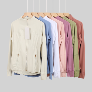Chaqueta Lulu Original Gold Label para Mujer, Corte Ajustado, Cuello Alto, Manga Larga, para Yoga, con Cierre Dorado y Función <span class=keywords><strong>de</strong></span> Absorción <span class=keywords><strong>de</strong></span> Sudor - Product Image 6