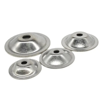 Pièces de fixation en acier au carbone galvanisé et laiton : Pied de nivellement réglable, Pièces d'emboutissage pour pieds réglables, Contact de batterie