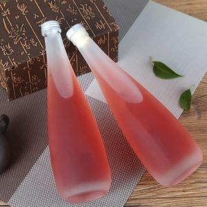 Trong Suốt Frosted Chai Thủy Tinh Cà Phê Lạnh Uống Trà Sữa <span class=keywords><strong>330</strong></span> <span class=keywords><strong>Ml</strong></span> 500 <span class=keywords><strong>Ml</strong></span> Nước Trái Cây Chai Thủy Tinh Chai Nước Khoáng - Product Image 2