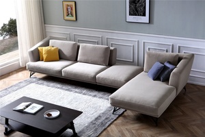 Divano moderno e minimalista per la <span class=keywords><strong>casa</strong></span> 3 pezzi con Design componibile ad angolo con mobili convertibili di piccole dimensioni - Product Image 2