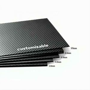 FALMX 3K Pure Carbon Panel High Hardness Carbon Fiber Sheet Matte/Glossy 220C for FPV Drone <b>Frame</b> Custom Thickness/Size/Color - Product Image 1
