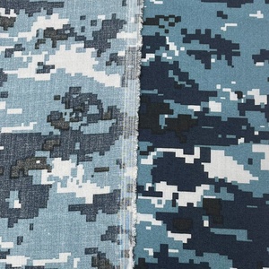 Textiles Fabric Manufacturer Custom Printing Camo Cvc Polyester Cotton <strong>Combat</strong> Uniforms Navy Blue Ocean Digital Camouflage Fabric - Product Image 5