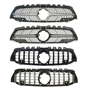 Grille avant diamant pour Mercedes Benz classe A W177 A200 A220 A250 2019 2020 2021 <span class=keywords><strong>2022</strong></span> calandre style GT R - Product Image 1