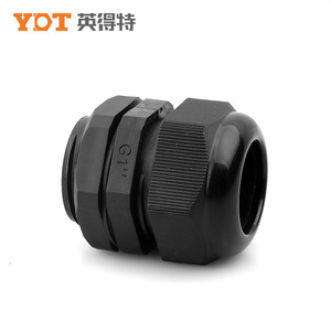 Yot <b>Cable</b> Gland G1 16mm Nylon <b>Waterproof</b> Connector For Ordinary <b>Cable</b> Low Voltage Air Use Threaded Connection - Product Image 3