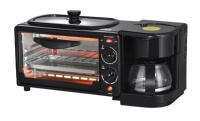 Machine à petit-déjeuner multifonctionnelle 3 en 1 à usage domestique Grille-pain électrique pour le petit-déjeuner
