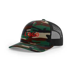 Casquette Camo Gorras en maille brodée personnalisée Casquette de camionneur imprimée classique à 6 panneaux Chapeaux de camionneur Richardson 112P - Product Image 2