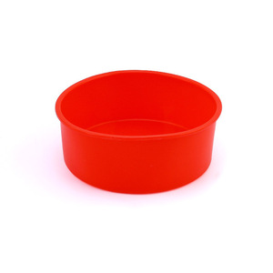 4-Inch Round Silicone Cake Mold For DIY <b>Candle</b> Making Pastry Baking Dessert Mold Modern Simple Style <b>Red</b> - Product Image 2