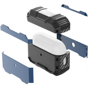 Fábrica nueva llegada armadura auricular caso híbrido cubierta protectora <span class=keywords><strong>Amazon</strong></span> Venta caliente caso para <span class=keywords><strong>airpods</strong></span> 1 <span class=keywords><strong>2</strong></span> 3 4 <span class=keywords><strong>PRO</strong></span> <span class=keywords><strong>2</strong></span> con gancho - Product Image 6