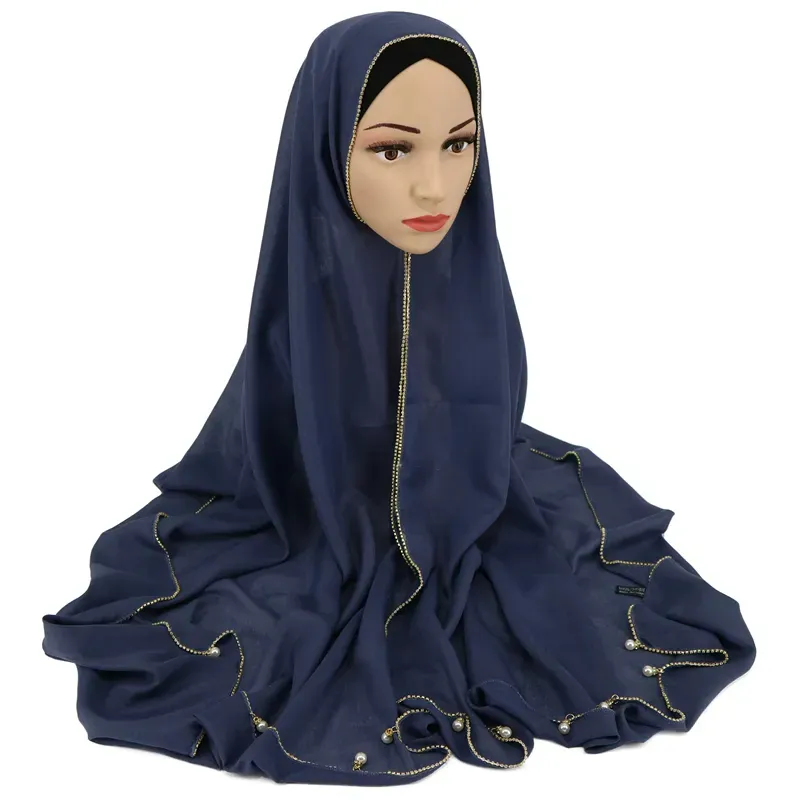 Yomo Wholesale new arrival newest popular cotton viscose hijab for Muslim women scarf shawl hijab