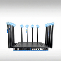 Desbloquea Openwrt MT7988, Compatible con Doble Banda, Ranura para Tarjeta SIM, DDR4, 1GB WiFi 7 Mesh 5G, Puerto Gigabit de 7200Mbps